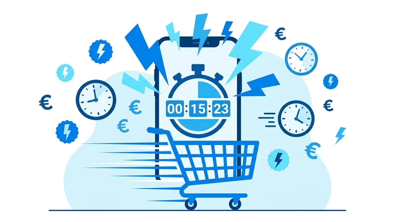 Offerte flash online su smartphone con avvisi istantanei