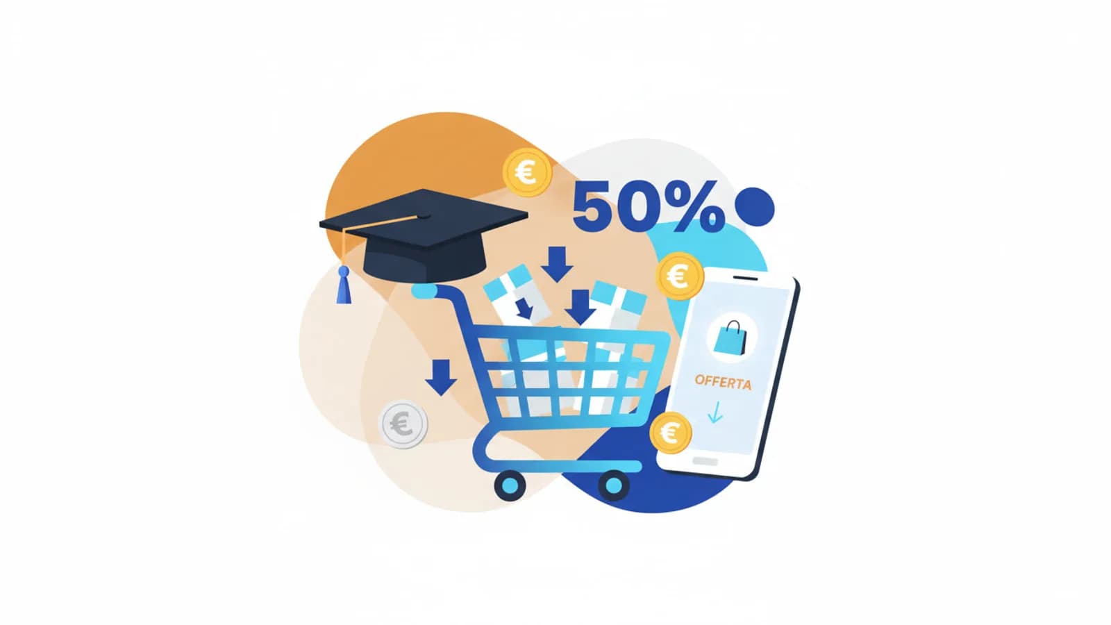 Studente che risparmia con Amazon Prime Student in Italia