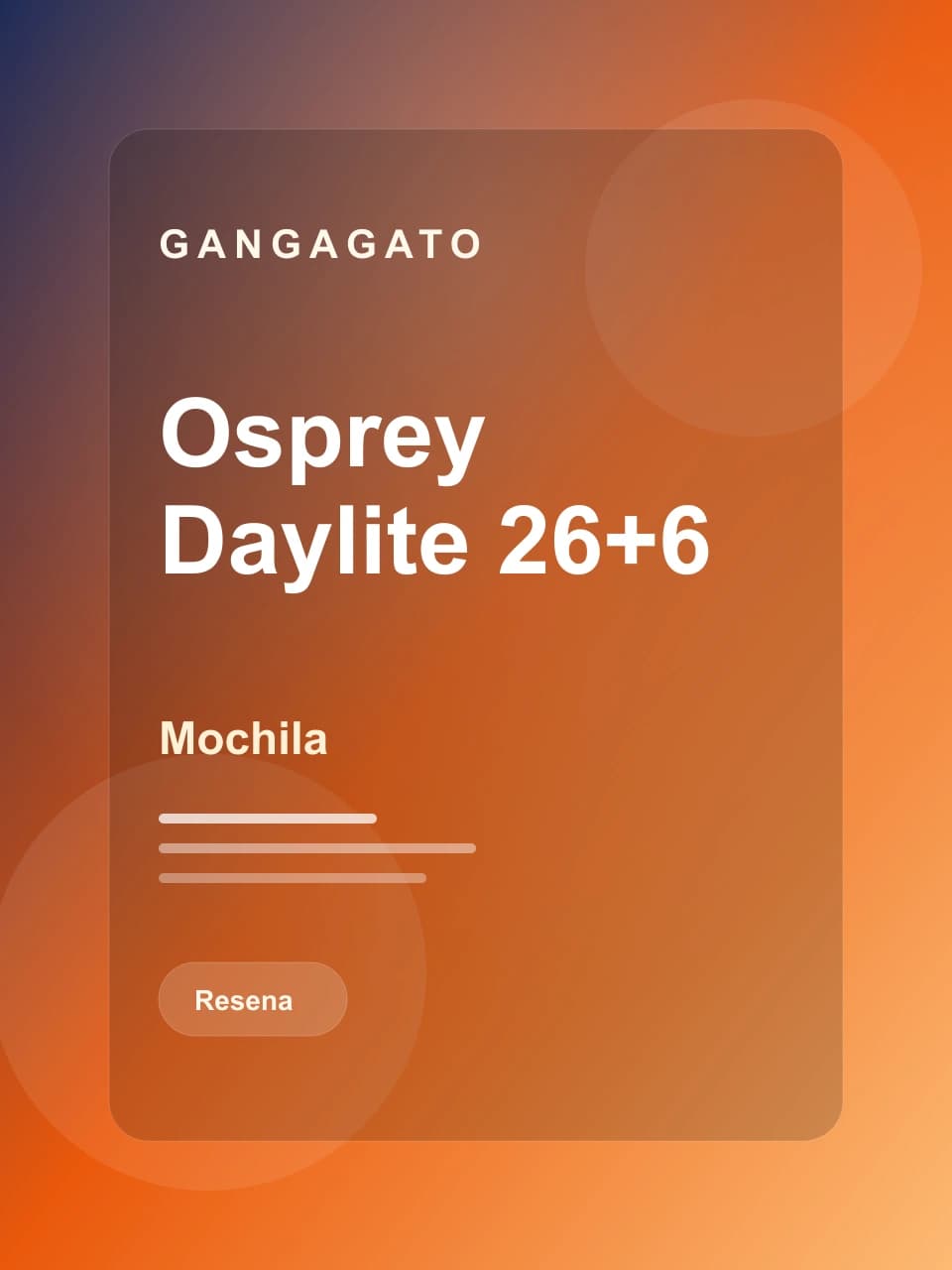 Zaino Osprey Daylite 26+6